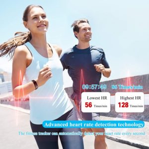 2021 Version Fitness Tracker with Body Temperature Heart Rate Blood Pressure Sleep Health Monitor, IP68 Waterproof Activity Tracker, Step Calorie Counter Pedometer Watch for Men Women Teens